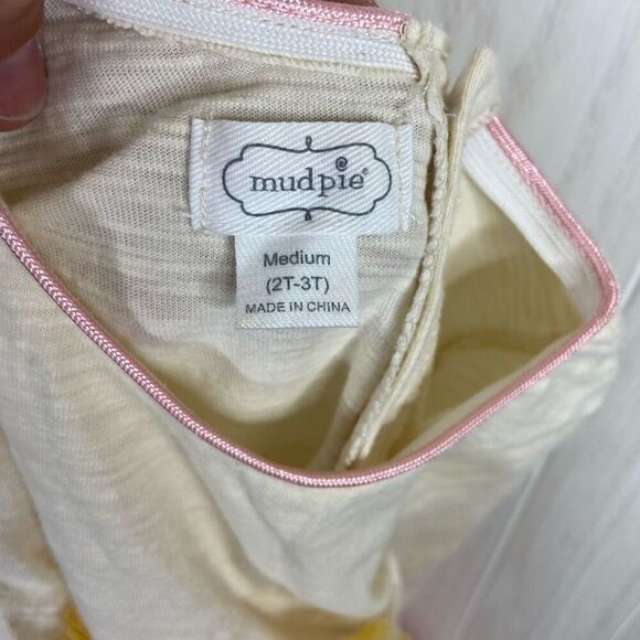 Mud Pie Girls Dress Rainbow Long Sleeve Size 2T-3T Tulle Skirt Pink Orange - Picture 7 of 7